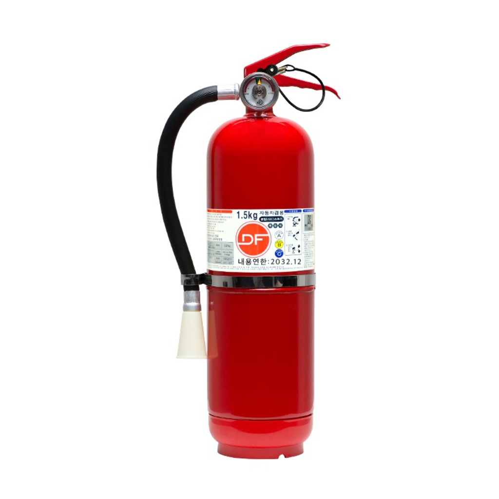 1.5kg 차량용 ABC 분말소화기 자동차겸용 소형소화기